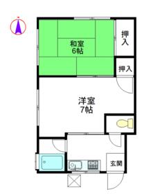 ハイツカトーの間取り