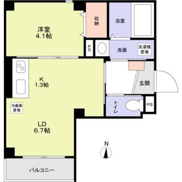 オルキス北千住の間取り