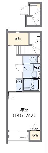 クレイノアイリスいなばの間取り