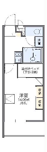 レオパレスサンブリッジⅣの間取り