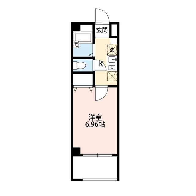 アンプルールフェール槙の間取り