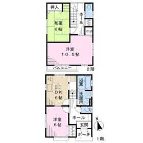 浜野町戸建の間取り