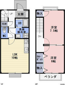ブランシェ Hiro Bの間取り