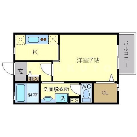 フローラルの間取り