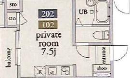 アーベインテラス大塚の間取り