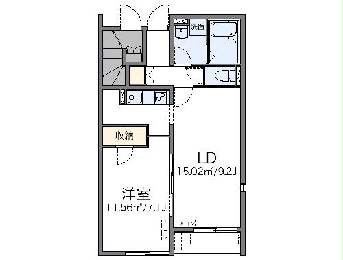 レオネクストひまわりの間取り