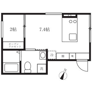 アピチェ南千住　B棟・0301号室の間取り