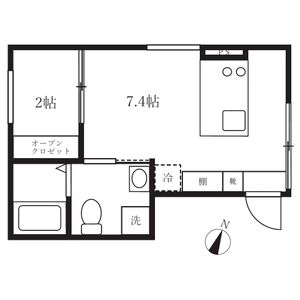 アピチェ南千住　B棟・0501号室の間取り