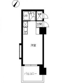 スカイコート西横浜第6の間取り