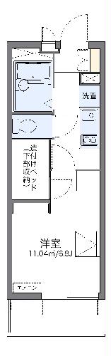 レオパレス府庁前の間取り