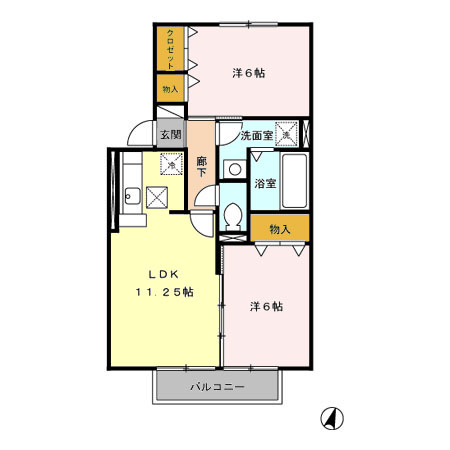 コンフォールの間取り