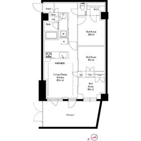 343レジデンス後楽園(オープンレジデンシア)の間取り