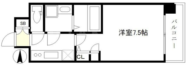 S-RESIDENCE福島grandeの間取り