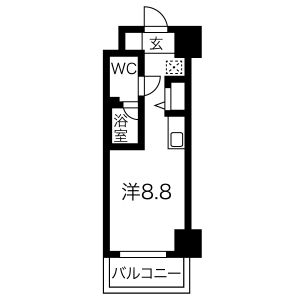 クラリッサ新川崎の間取り