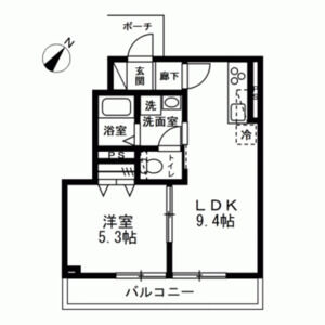 オスト六浦の間取り