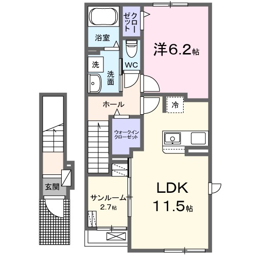 アヴニールの間取り