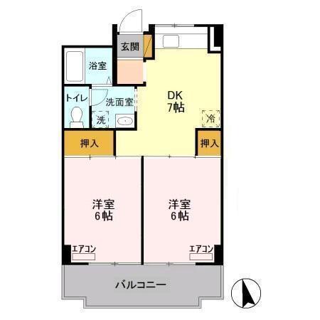 メゾンラフォーレの間取り