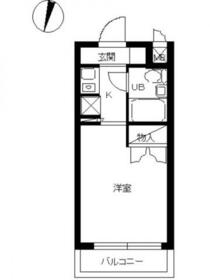 スカイコート鶴見の間取り