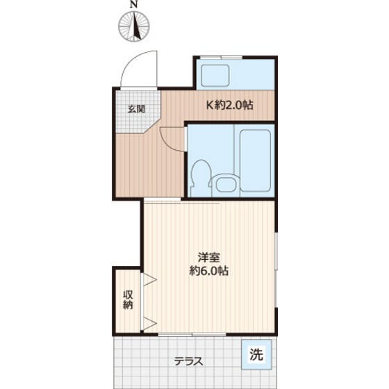 みどり荘の間取り
