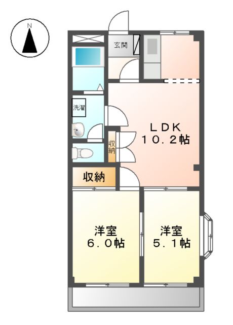 ヴォーノオサダの間取り