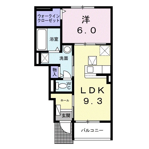 エレガンシアCの間取り