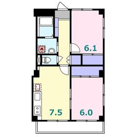大芝台ハイツの間取り