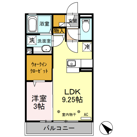 ガッティーノの間取り