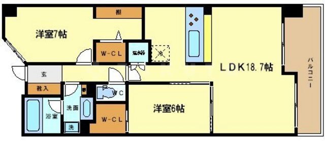 グレンパーク梅田北の間取り