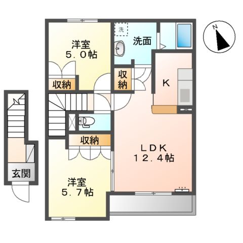 プロヴァンスの風の間取り