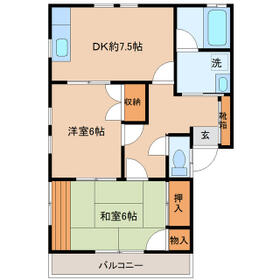 ファミリープラザEの間取り