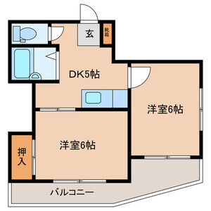 ピア鳥飼Ⅰの間取り