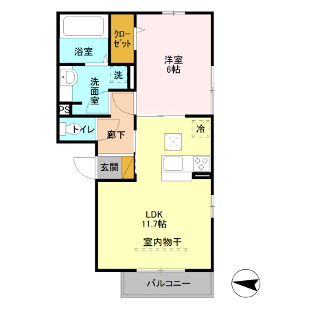 グランディールの間取り