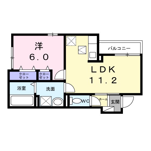 オルテンシアの間取り