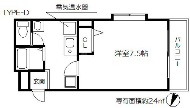 スタシオン梅田イーストの間取り