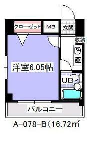 ローズガーデンA78番館(A-078)の間取り