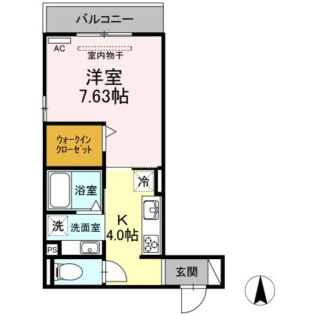 Alluge岐阜(アリュージュ)の間取り
