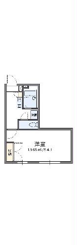 レオパレスプレミールＹ’ｓ・103号室の間取り