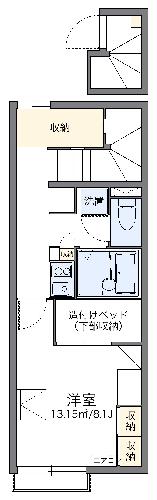 レオパレス新起の間取り