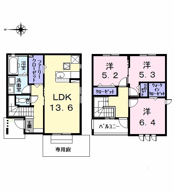 ’Ohana(オハナ)の間取り