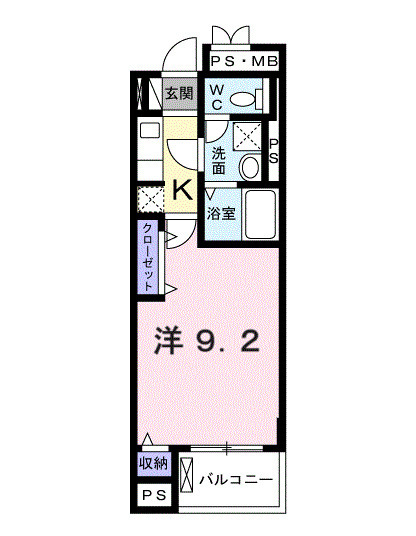ボヌール ド レイの間取り