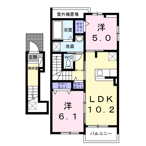 シャルマン コリーヌの間取り