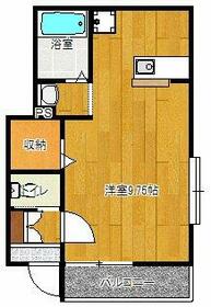 アミューズ渡田の間取り