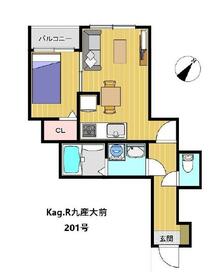 kag.R九産大前の間取り