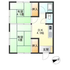 ハイツシライトの間取り