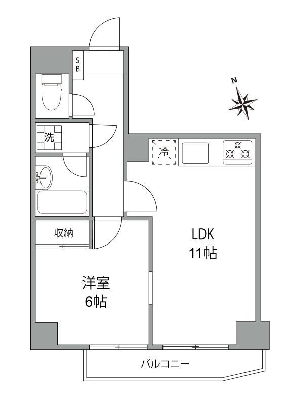 NEOROOMELIAの間取り