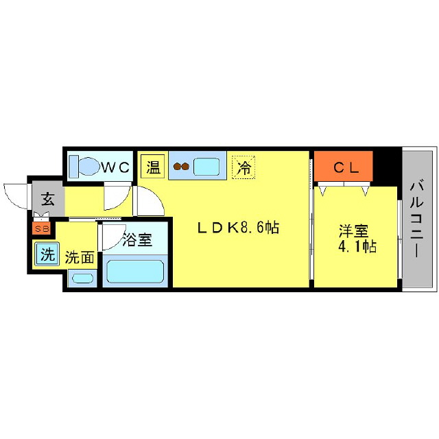 箕面Pleasantの間取り