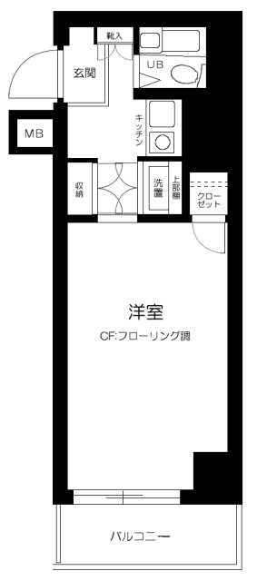 パークハイム駒形の間取り