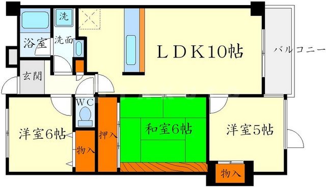 メモラーブル箕面の間取り