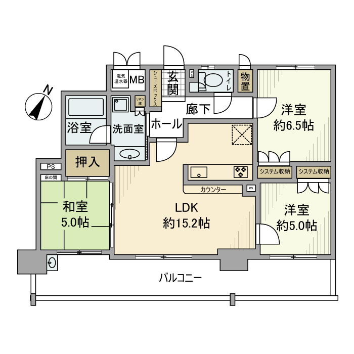 モアグレース森本 の間取り