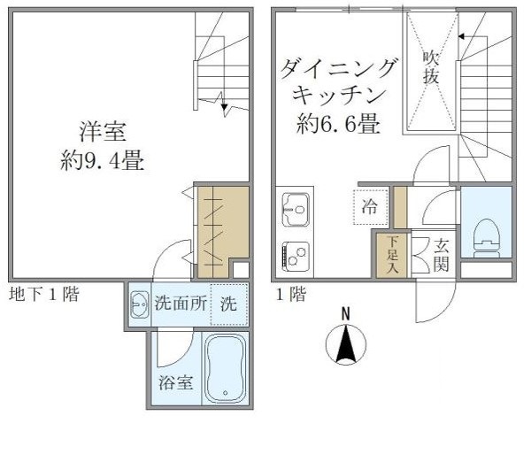 LEGALAND中野坂上の間取り